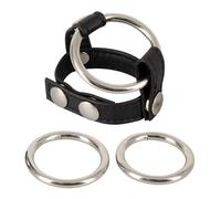Bad Kitty - Cinturino per pene e testicoli con anelli in metallo 1 St