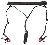 Bad Kitty - Perizoma stimolante con pinze per le labbra e vibratore 1