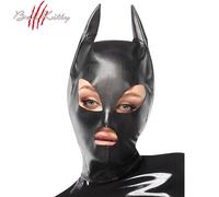 Bad Kitty Maschera Cat/Batwoman in Ecopelle Nera - Taglia Unica