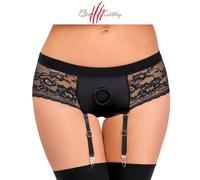 Bad Kitty Strap-On Lace Panties with Suspender 2493608 Black XL