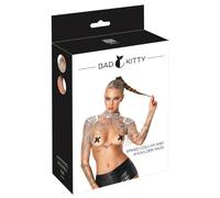 Bad Kitty - ornamento da spalla con catene (argento)
