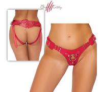 Bad Kitty Red Strap-On - Imbracatura Resistente di Design per Dildo Indossabile