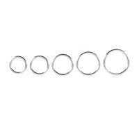 Bad Kitty - set di anelli metallici per pene (5 pezzi)