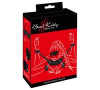 Bad Kitty - cinturino collo-polso-caviglia (nero)