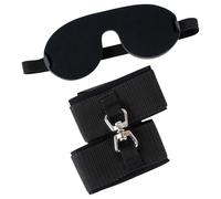 Set di Bondage Bad Kitty - Manette e Maschera per Gli Occhi (Nero)