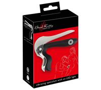 Speculum Bad Kitty con LED Ricaricabile per Esplorazione Vaginale (Nero-Trasparente)