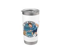 Bad Mitten! Badminton Cat lover divertente volano design Bicchiere termico in acciaio inox doppia parete
