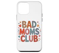 Bad Moms Club Happy Mother's Day Mama Dad Son Maglietta divertente Custodia per iPhone 12 mini