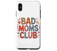Bad Moms Club Happy Mother's Day Mama Dad Son Maglietta divertente Custodia per iPhone XS Max