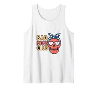 Bad Moms Club Skull Funny Daying Festa della Mamma Canotta