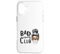 Bad Moms Club Skull Funny Daying Festa della mamma Custodia per iPhone 16 Plus