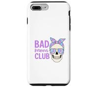 Bad Moms Club Skull Funny Daying Festa della mamma Custodia per iPhone 7 Plus/8 Plus