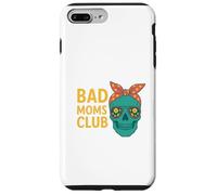 Bad Moms Club Skull Funny Daying Festa della mamma Custodia per iPhone 7 Plus/8 Plus