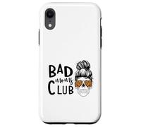 Bad Moms Club Skull Funny Daying Festa della mamma Custodia per iPhone XR