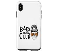 Bad Moms Club Skull Funny Daying Festa della mamma Custodia per iPhone XS Max
