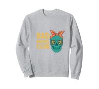 Bad Moms Club Skull Funny Daying Festa della Mamma Felpa