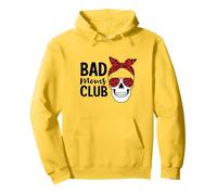 Bad Moms Club Skull Funny Daying Festa della Mamma Felpa con Cappuccio
