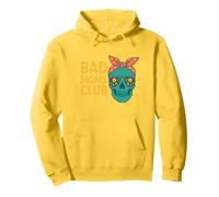 Bad Moms Club Skull Funny Daying Festa della Mamma Felpa con Cappuccio