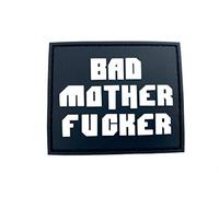 Bad Mother F***er Si Illuminano al Buio Airsoft PVC Patch Morale Toppa