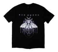 Rock Off officially licensed products Bad Omens Band Logo Moth T Shirt Size XL