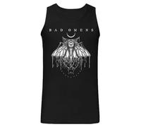 Bad Omens Moth Uomo Canotta Nero XXL 100% Cotone Regular