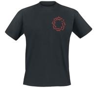 Bad Omens Moth Uomo T-Shirt Nero 100% Cotone Regular