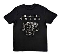 Bad Omens Ram Skull autorizzato Uomo maglietta