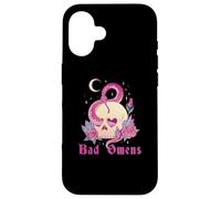 Bad Omens Serpente E Teschio Grunge Goth Donne Bad Presagio Custodia per iPhone 16