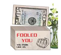 Bad Parking Cards, You Parked Like an Idiot Notes, 3.54x1.97x1.18 Inches Hilarious Prank Warning Tickets, Bold Humorous Message for Drivers, Street, Residential Area Use, Adults and Car Owners