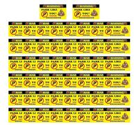 Bad Parking Stickers - Bad Parking Cards | 50X Funny You Parked Like an Idiot Cards | Bad Parking Notes Biglietti da Visita | Auto Scherzi | Carte divertenti per violazione del parcheggio