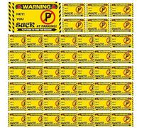 Bad Parking Stickers - Bad Parking Cards | 50X Funny You Parked Like an Idiot Cards | Bad Parking Notes Biglietti da Visita | Auto Scherzi | Carte divertenti per violazione del parcheggio