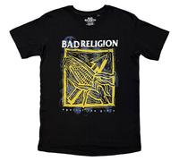 Bad Religion Against The Grain Halftone Maglietta Ufficiale da Uomo