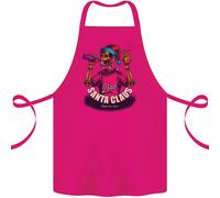 Bad Santa Claus Divertente Skull Beer Alcol Cotone Grembiule 100% Biologico