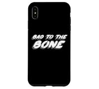 Bad To The Bone | Musica della canzone degli anni '80 dura degli anni '80 Custodia per iPhone XS Max