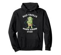 Bad Trolls Make Story Divertente Troll Felpa con Cappuccio