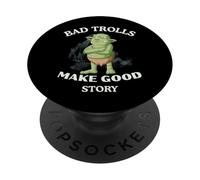 Bad Trolls Make Story divertente Troll PopSockets PopGrip Adesivo