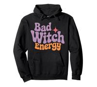Bad Witch Energy Halloween Spirit Felpa con Cappuccio