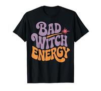 Bad Witch Energy Halloween Spirit Maglietta