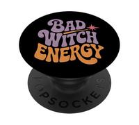 Bad Witch Energy Halloween Spirit PopSockets PopGrip Adesivo
