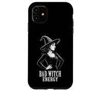Bad Witch Energy Sassy Halloween Occult Witchy Wicca Custodia per iPhone 11