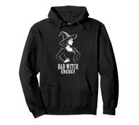 Bad Witch Energy Sassy Halloween Occult Witchy Wicca Felpa con Cappuccio