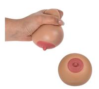 Bada Bing Set di 2 palline da schiacciare per petto antistress, con busto, regalo divertente per uomini singoli, articolo 53