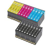 Bada T0715 - Cartuccia d'inchiostro compatibile per Epson T0711 T0712 T0713 T0714 con Epson Stylus SX218 SX200 SX415 SX400 SX215 BX300F BX310FN SX210 SX215 DX405 SX100 SX105 SX110 SX115 (20 pezzi).