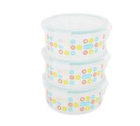 Badabulle B004001 Maxibox Set 3 Vasetti di Conservazione, 200 g