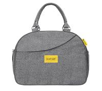 Badabulle B043024 Borsa Fasciatoio Weekend Grande Capienza, Grigio