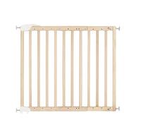 BADABULLE SICUREZZA Barriere Deco Pop - Barriere estensibile per l'apertura da 63 a 106 cm - vite di fissaggio, legno naturale