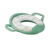 Badabulle Riduttore WC Con Maniglie Coccodrillo - Seduta Morbida e Confortevole - Sicurezza con 2 Maniglie e Base Antiscivolo - Universale per Tutti i Wc - Facile da Pulire - Design Divertente