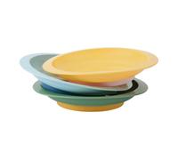 Badabulle Set 3 Piatti Antiscivolo Colori Assortiti