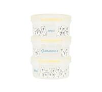 Badabulle Set vasetti di conservazione ermetici Maxibox 3 x 300 ml