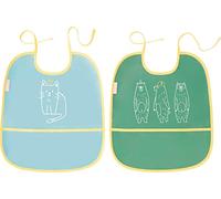 Badabulle Set di 2 Bavaglini Senza Maniche